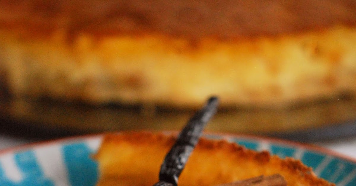 Südafrikanische Milch-Tarte mit Kokosmilch