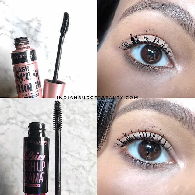 Maybelline Lash Sensational Mascara vs Maybelline The Falsies Push Up