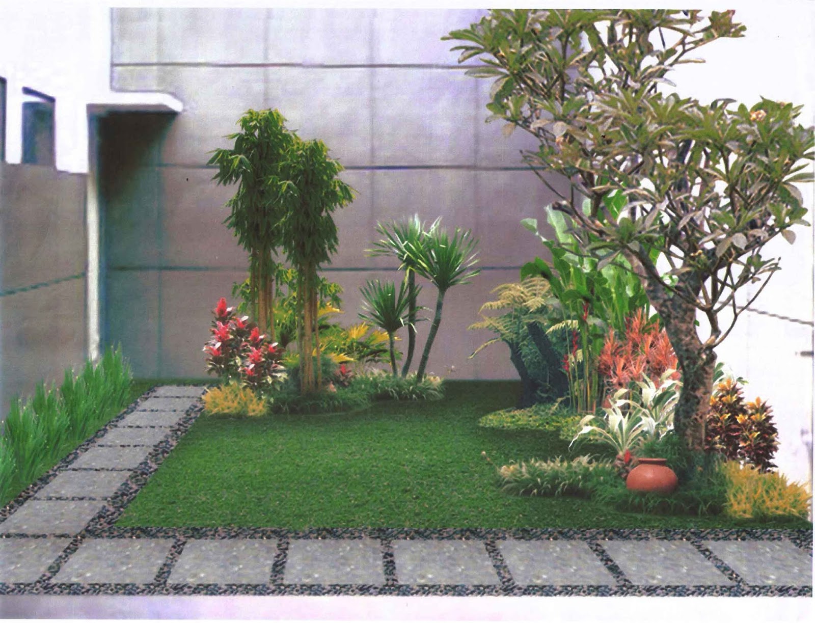 10 desain gambar taman rumah cantik modern sederhana dan 
