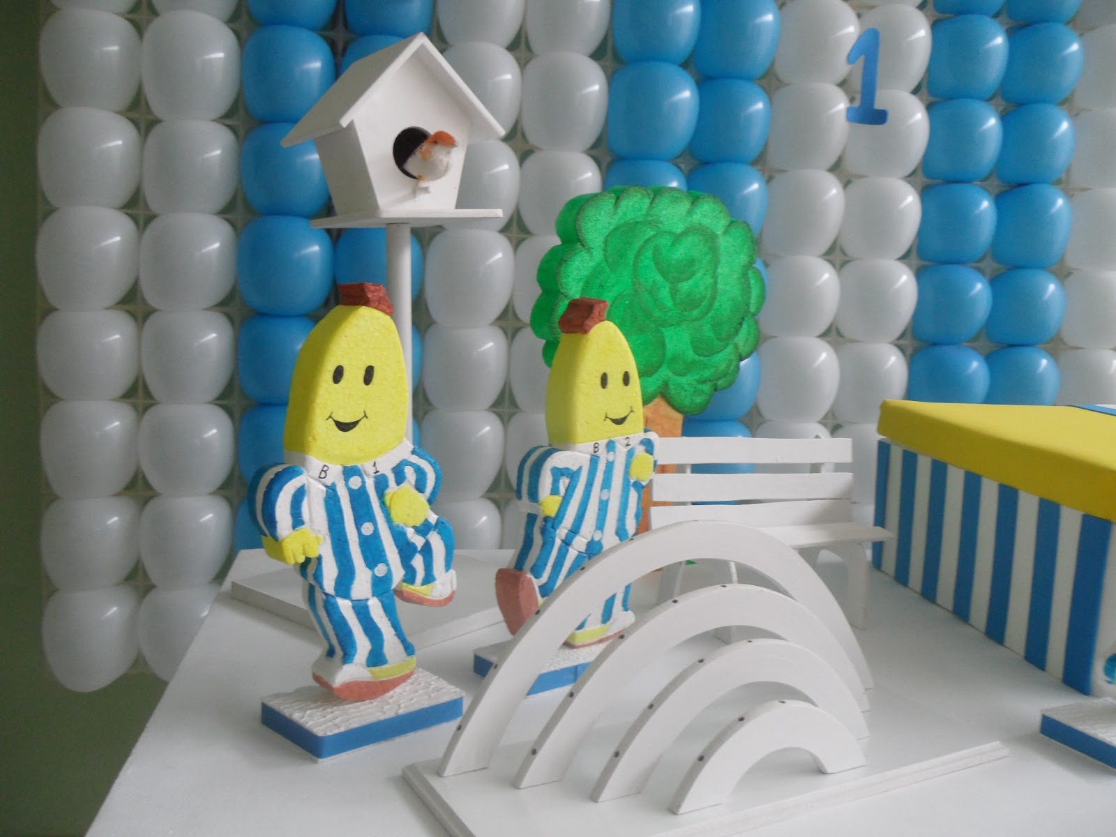 Pipokinha Festas Decoração Infantil Bananas de Pijamas