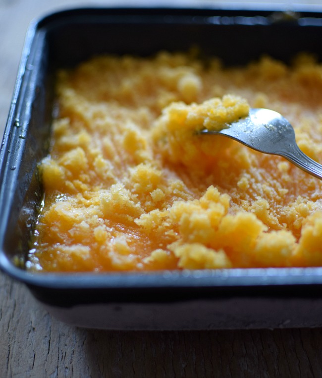 Cepillado y granita de mandarina Cepillado y granita de mandarina | http://bizcochosysancochos.blogspot.com/