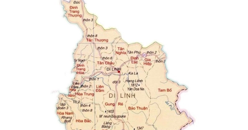 Bản đồ Thị trấn Di Linh, Huyện Di Linh, Tỉnh Lâm Đồng ( http://lamdong.ban-do.net › 2018/01 ) 