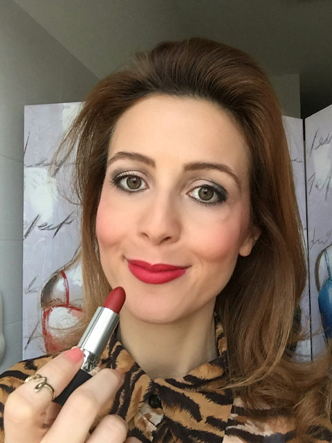 Avon Perfectly Matte Lipstick Red Supreme on Fashion and Cookies beauty blog, beauty blogger