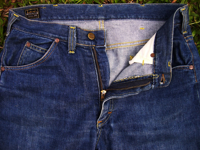 Longhorn's Vintage Clothing: [SOLD] Vintage 60s Lee 101Z Sanforized Jeans