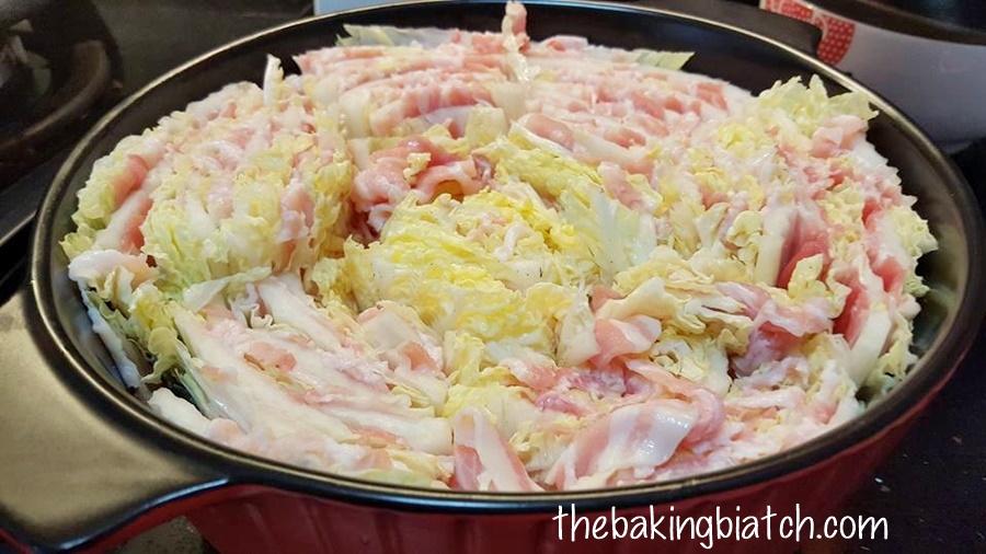 The Baking Biatch by Cynthia Lim Millefeuille Nabe (Pork Belly
