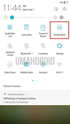 Menambah Shortcut Screenshot di Zenfone