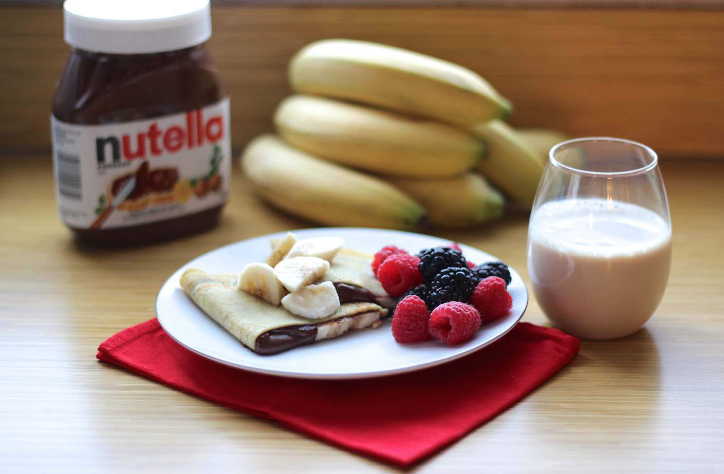 Add a Little Joy with a Nutella Banana Breakfast Crepe