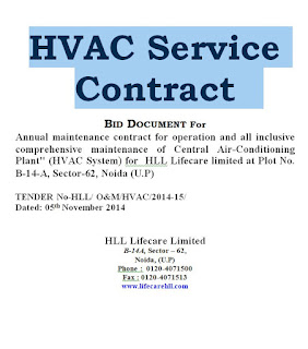 HVAC Service Contract form template - doc | Sample contracts