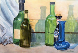 still bottles bottle watercolor linda young copyright april cloth