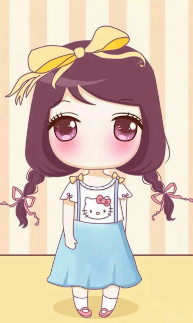 Hình nền điện thoại Chibi dễ thương đáng yêu & kute quá trời