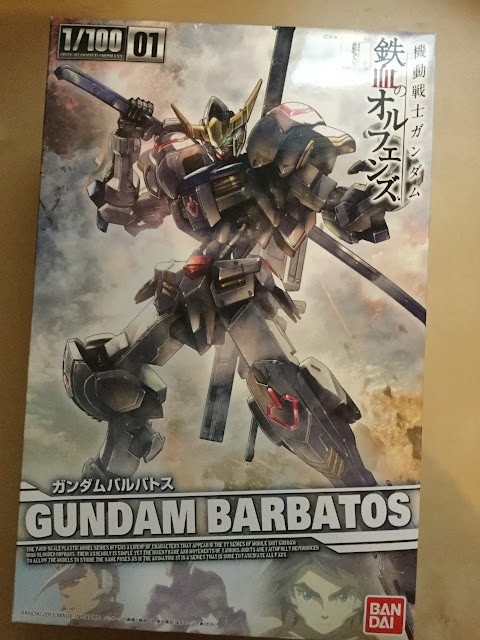 Iron-Blooded Orphans 1/100 Gundam Barbatos poster cover box
