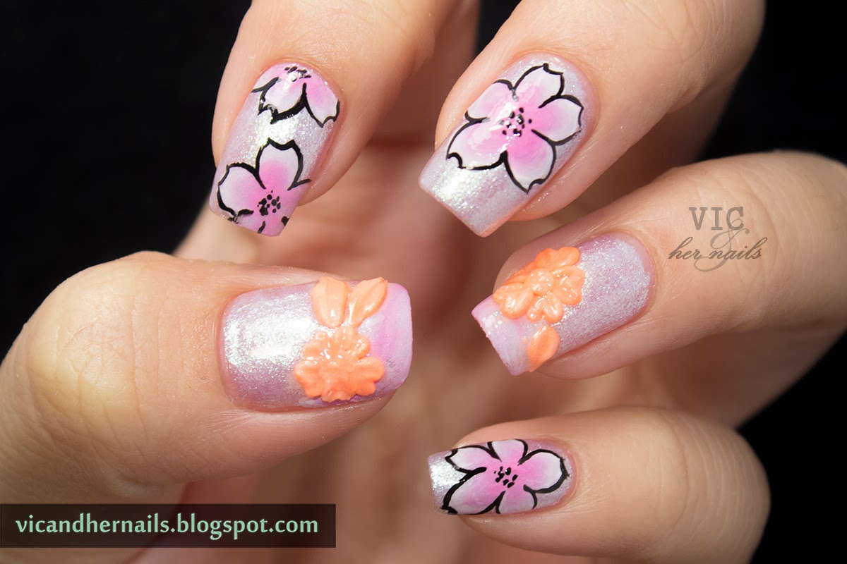 4. Spring Floral Nail Art Ideas - wide 9