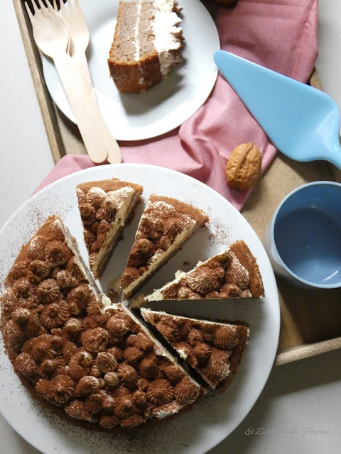 Pastel De Nueces Sin Harina
