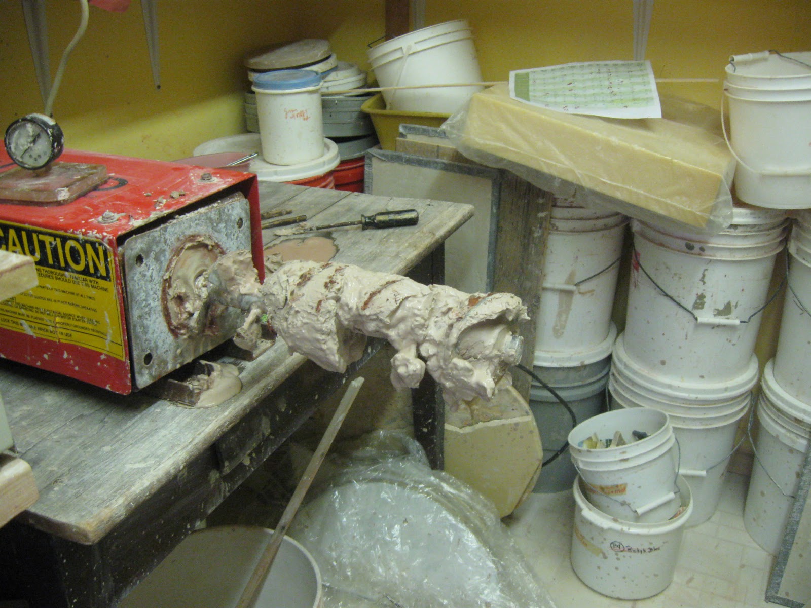 Learning to be Fearless Cleaning the pugmill