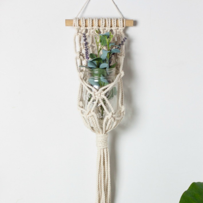 4 tutoriales para decorar con macramé