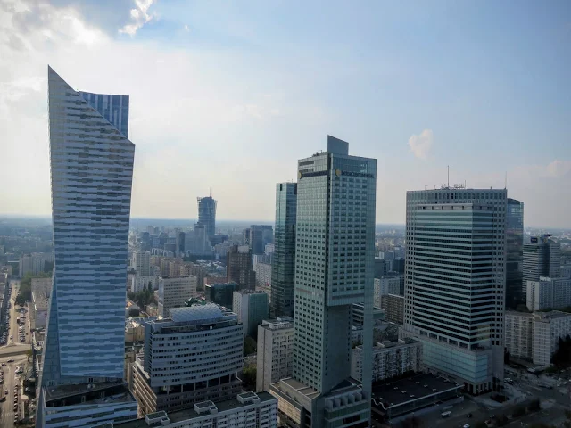 Warsaw Poland skyline