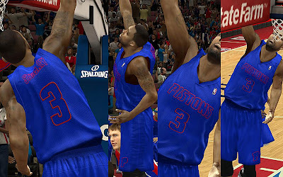 NBA 2K13 Pistons Fictional X-mas Jersey Mod