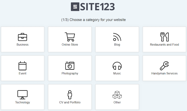 Site123-website-categories