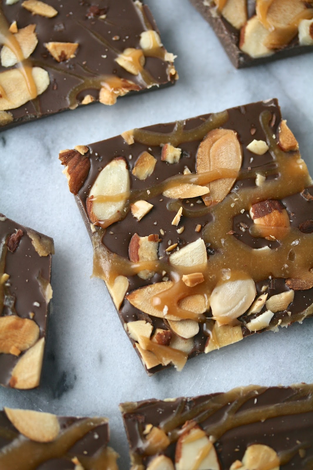 Oregon Transplant Toasted Almond & Salted Caramel Bark