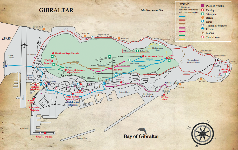 ANTHROPOLOGY OF ACCORD Map on Monday GIBRALTAR