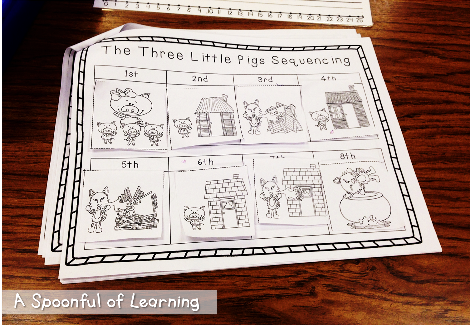 3 Little Pigs + Pete the Cat - Practice Number 4 - Freebies