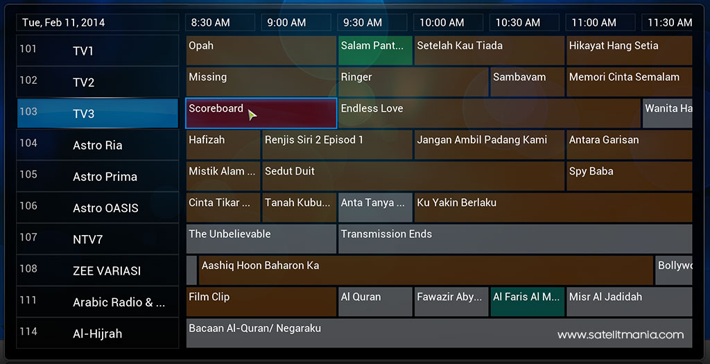 Free epg source