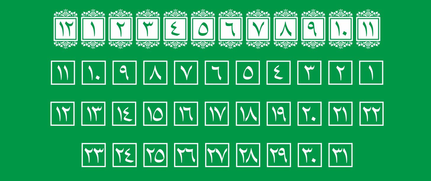 Download Font Angka Arab IMAGESEE