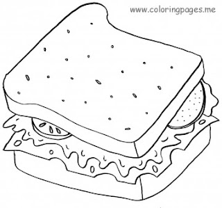 Бутерброд рисунок карандашом для детей
