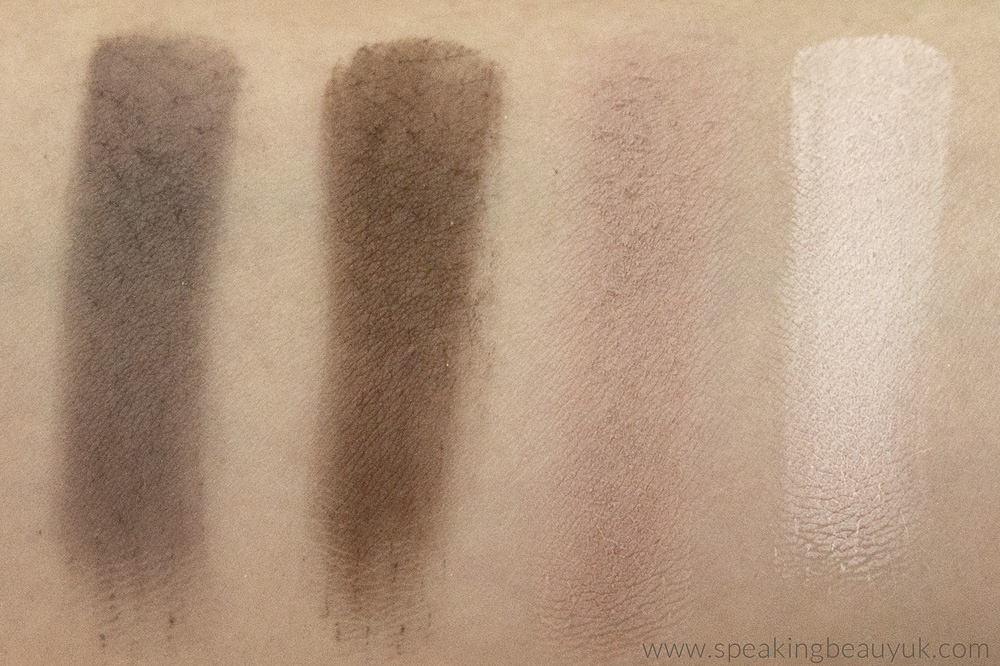 Urban Decay Naked Smoky Palette swatches