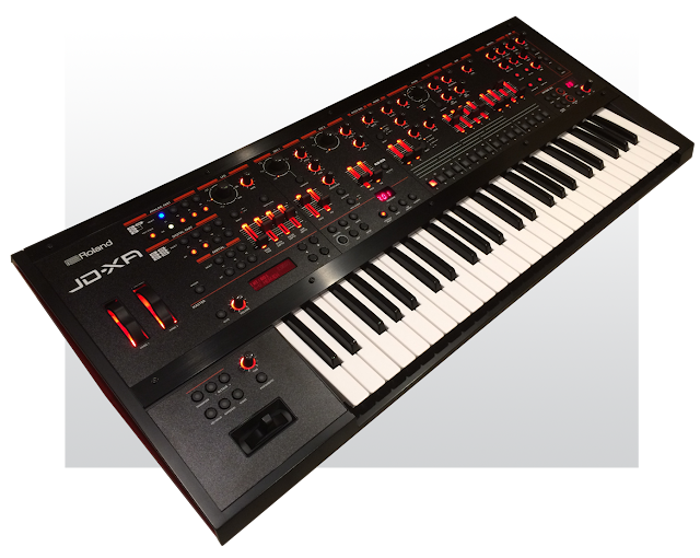 MATRIXSYNTH SynthGraphics Roland JDXA Front Panel Overlays in Matt