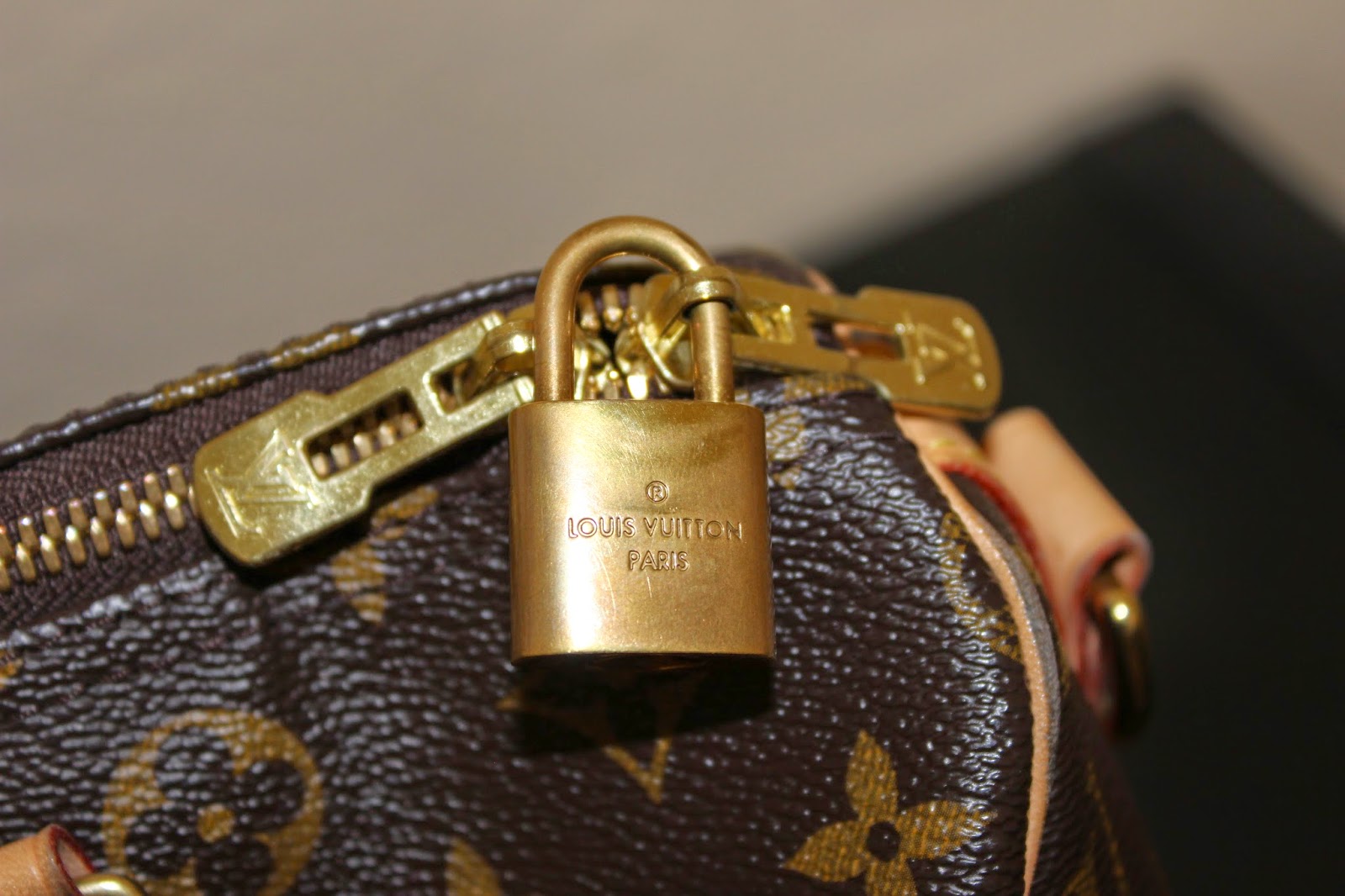 Louis Vuitton Speedy Bandoulière 30 lock back