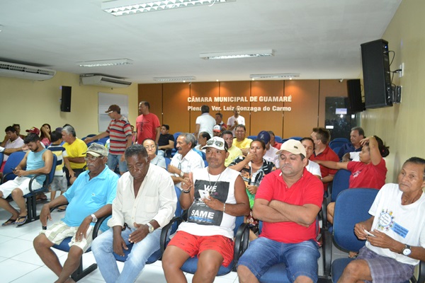 Câmara Municipal de Guamaré da posse a Emilson Borba (LULA) como prefeito interino da cidade.