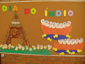 Mural Dia do Índio - Maternal 2012