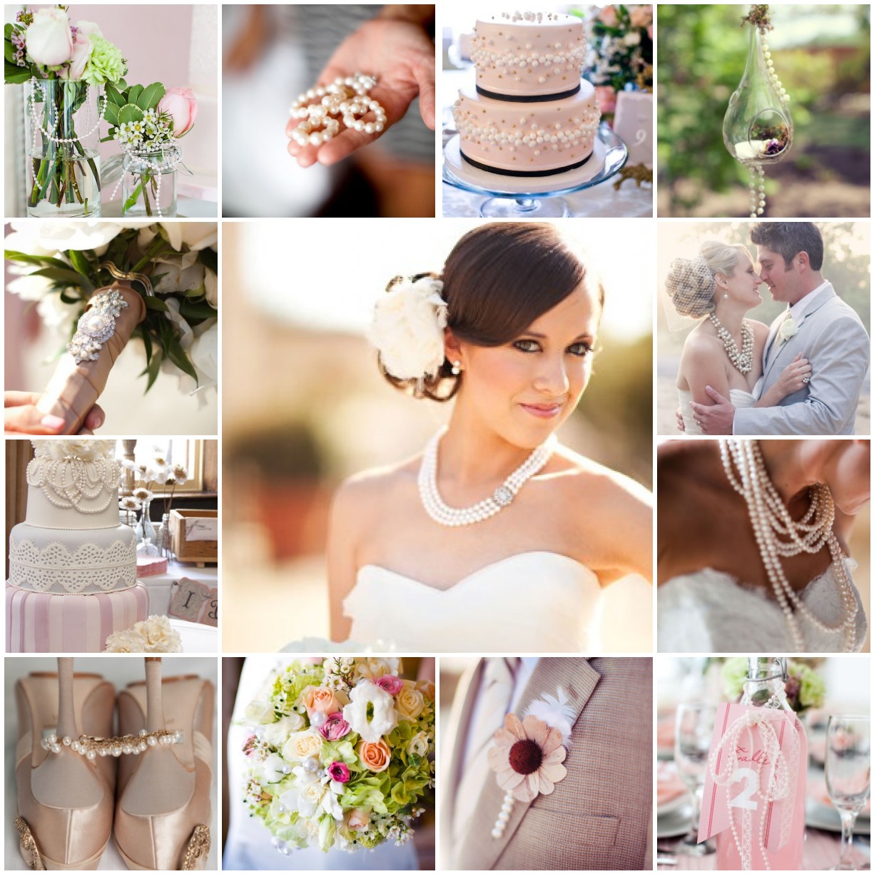 Pearls are a girl's best friend The Blushing Bride