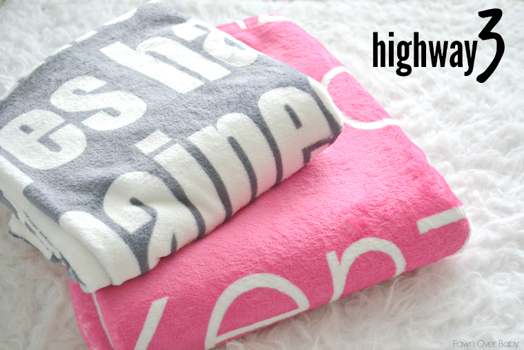 Fawn Over Baby Personalized Baby Blanket By Highway 3