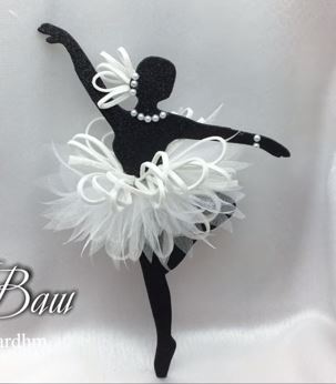 Bailarina con tutu en foami para decorar fiestas infantiles de niñas ~  Mimundomanual