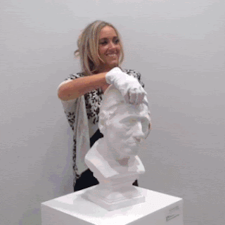 creepypasta flexible statue sculpture weird