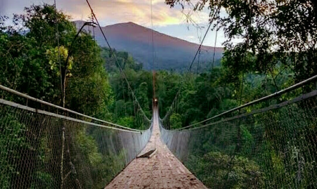 Salah Satu Jembatan Gantung Terpanjang Di Asia Ternyata Ada Di