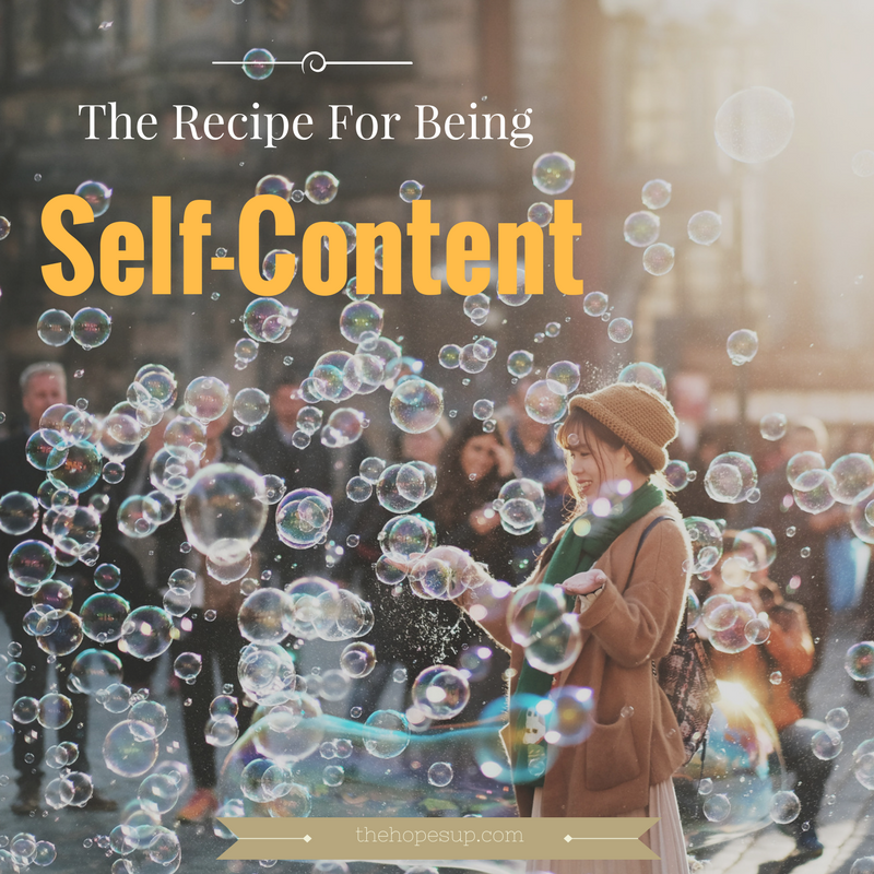 The Recipe For Being SelfContent