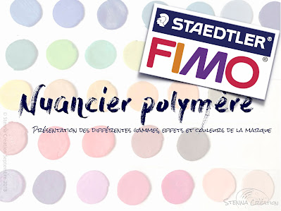 Nuancier pate polymère Fimo Stenna Création