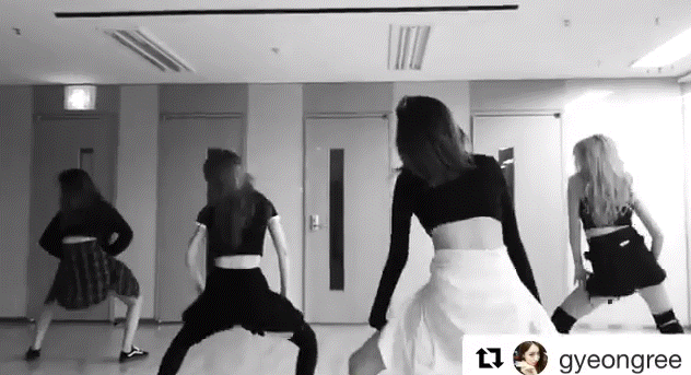 경리 인스타에 올라온 나인뮤지스 안무영상 | 인스티즈
