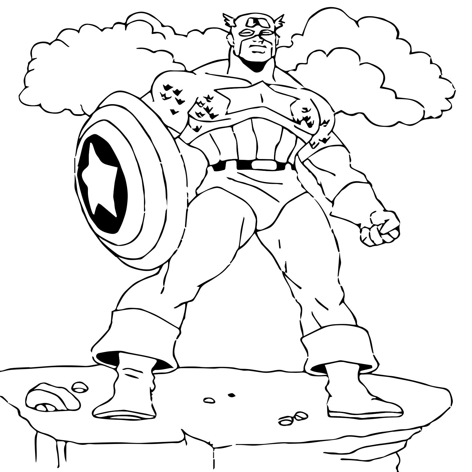 free videos for kids Free Online Captain America Coloring Pages for Kids