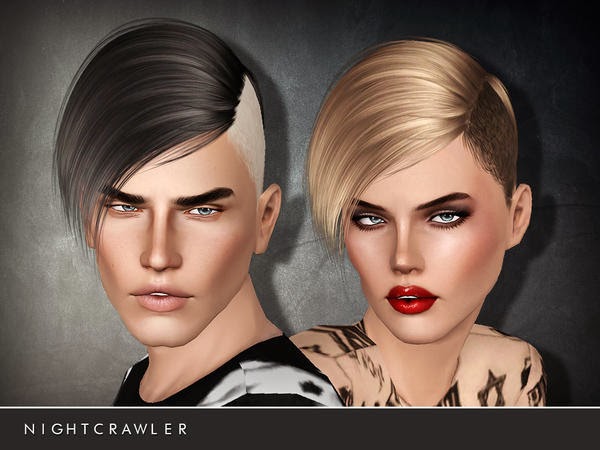 My Sims 3 Blog: Nightcrawler We Can't Stop Hair for Males & Females