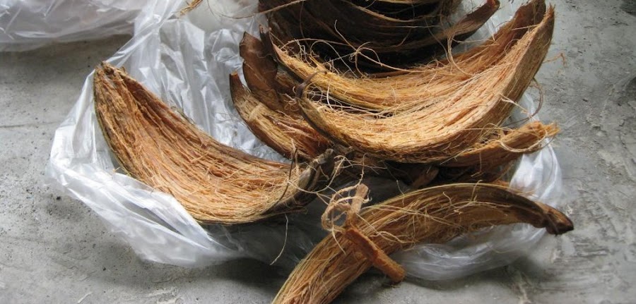 fibra de coco casera