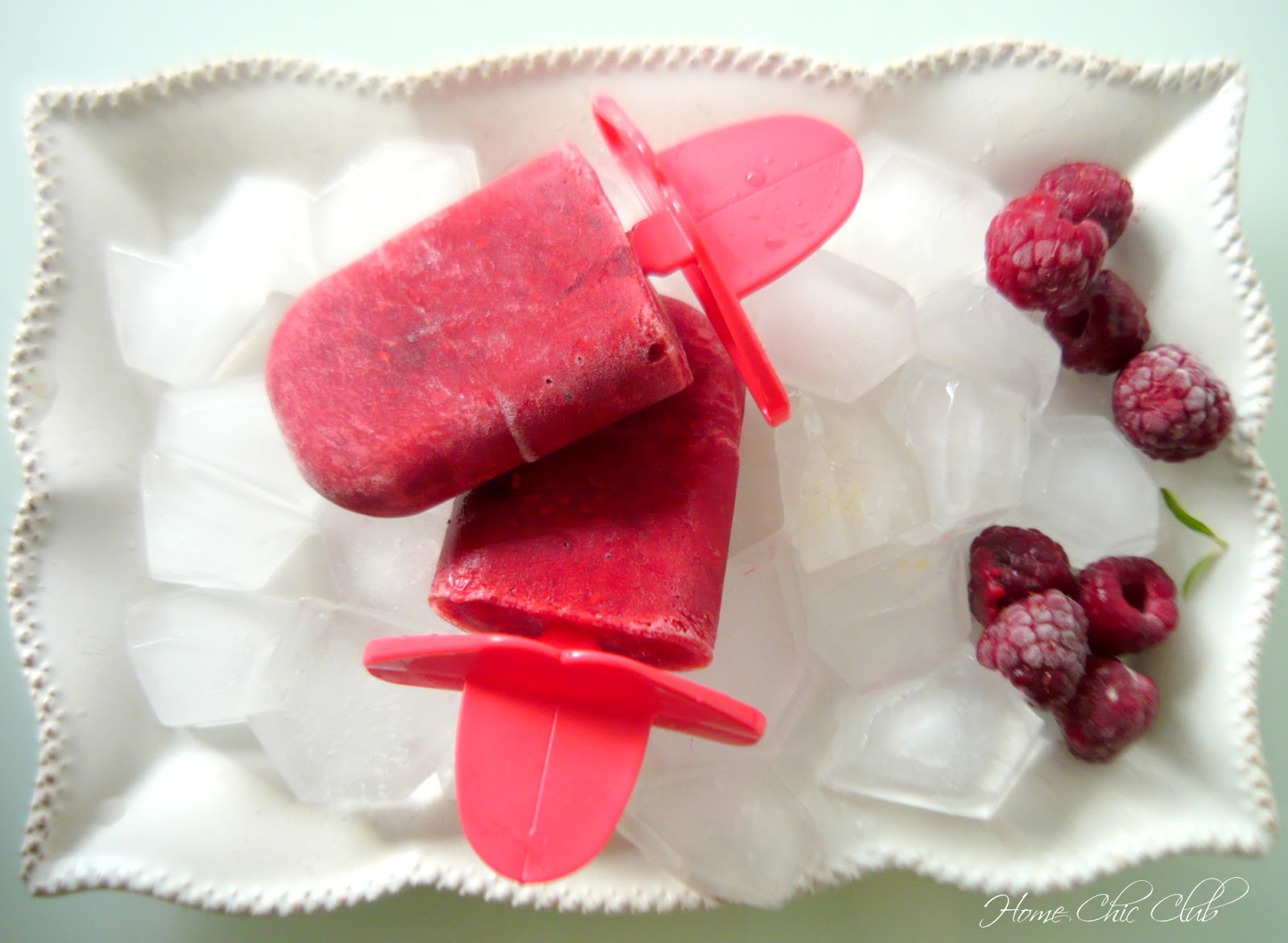 Homemade Frozen Yogurt Popsicles (Just 3 Ingredients) Home Chic Club Homemade Frozen Yogurt