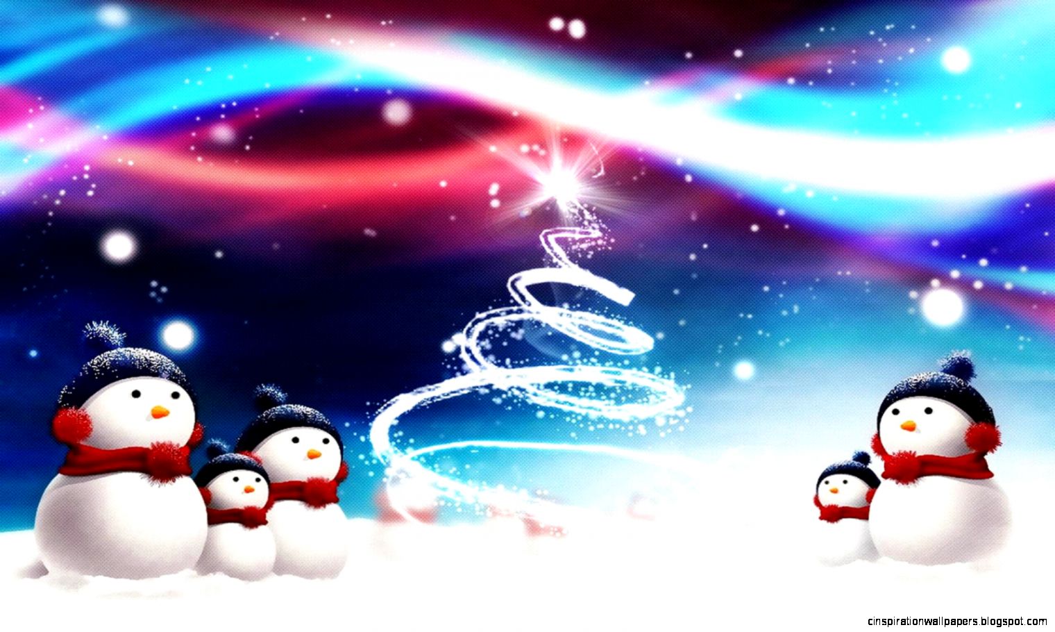 Christmas Snowman Backgrounds Desktop