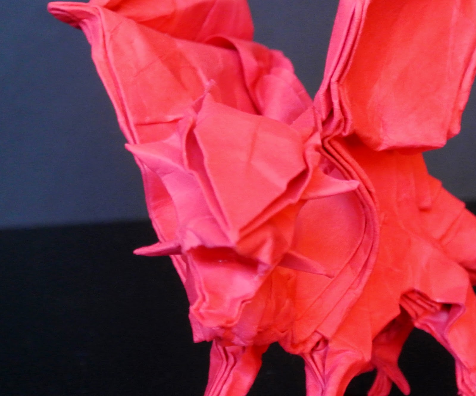 The Midnight Carver A Cardstock Origami Dragon, This has Potential!