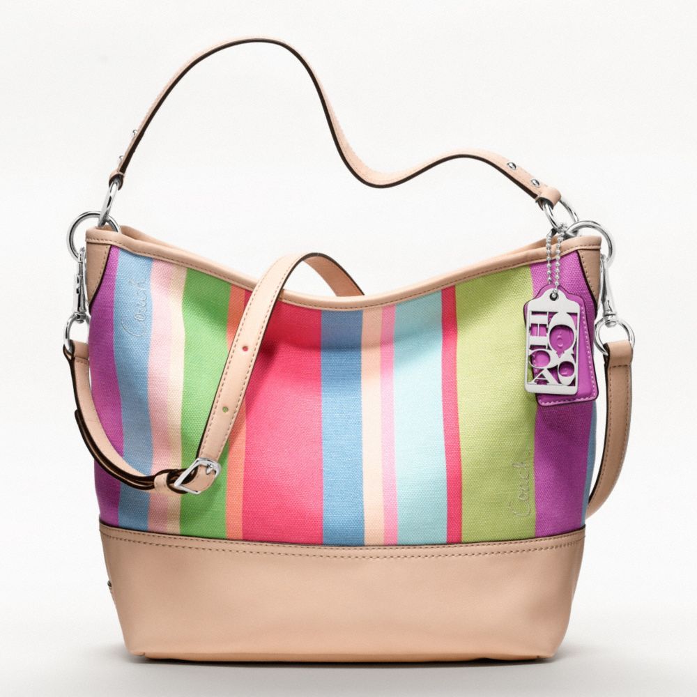 LiTTLEKiOSK Coach Hamptons Legacy Stripe Shoulder Bag 19389