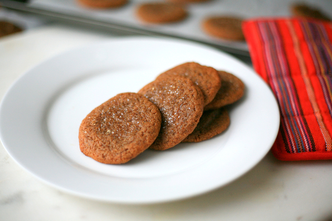 Health(IER) holiday treat molasses ginger cookies, a grainfree