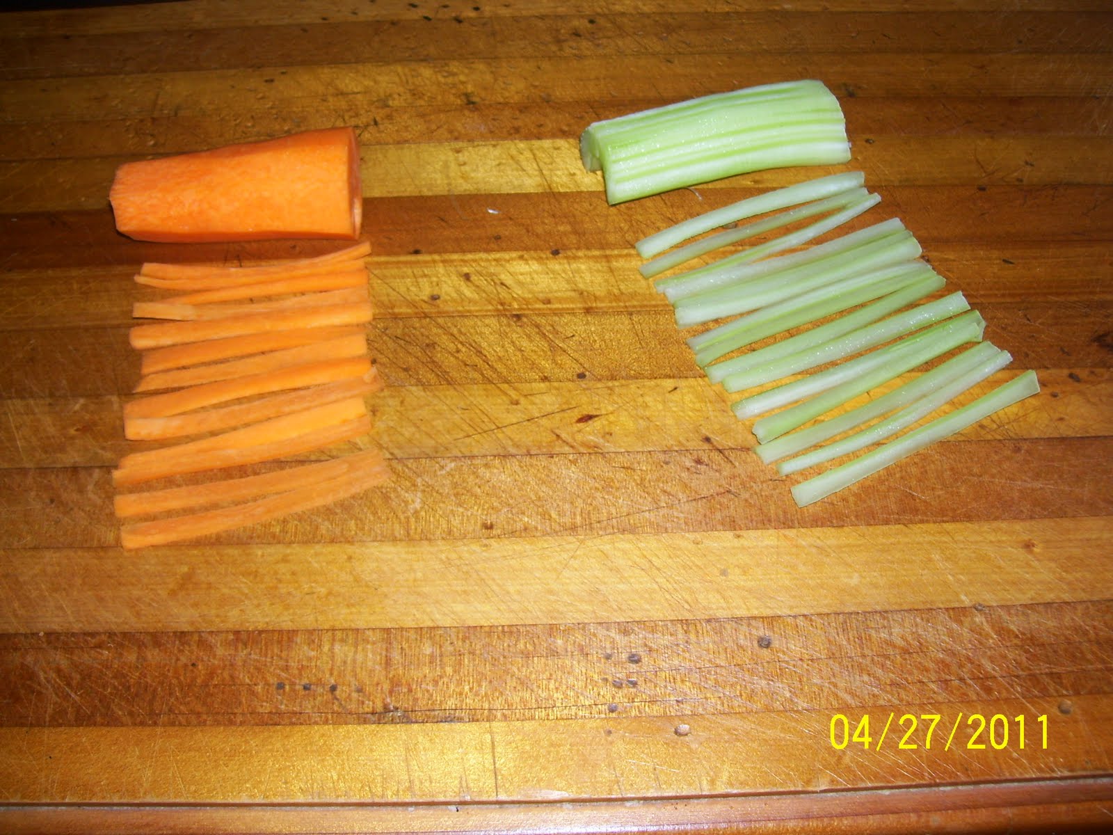 My Cooking and My Garden Cutting Vegetables